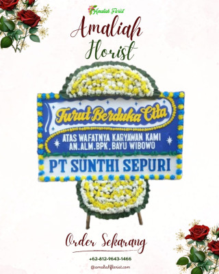 Papan Bunga Duka di Muara Wahau